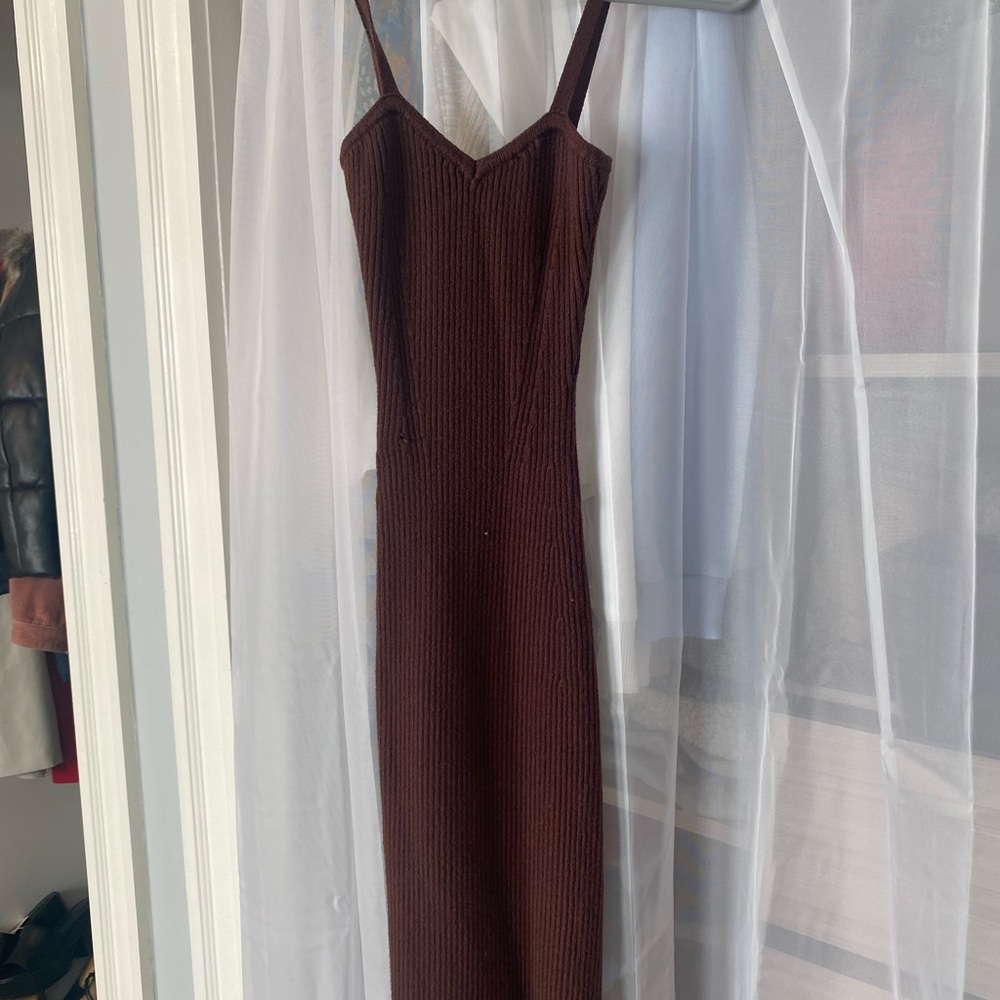Forever 21 sweater dress w cropped shawl